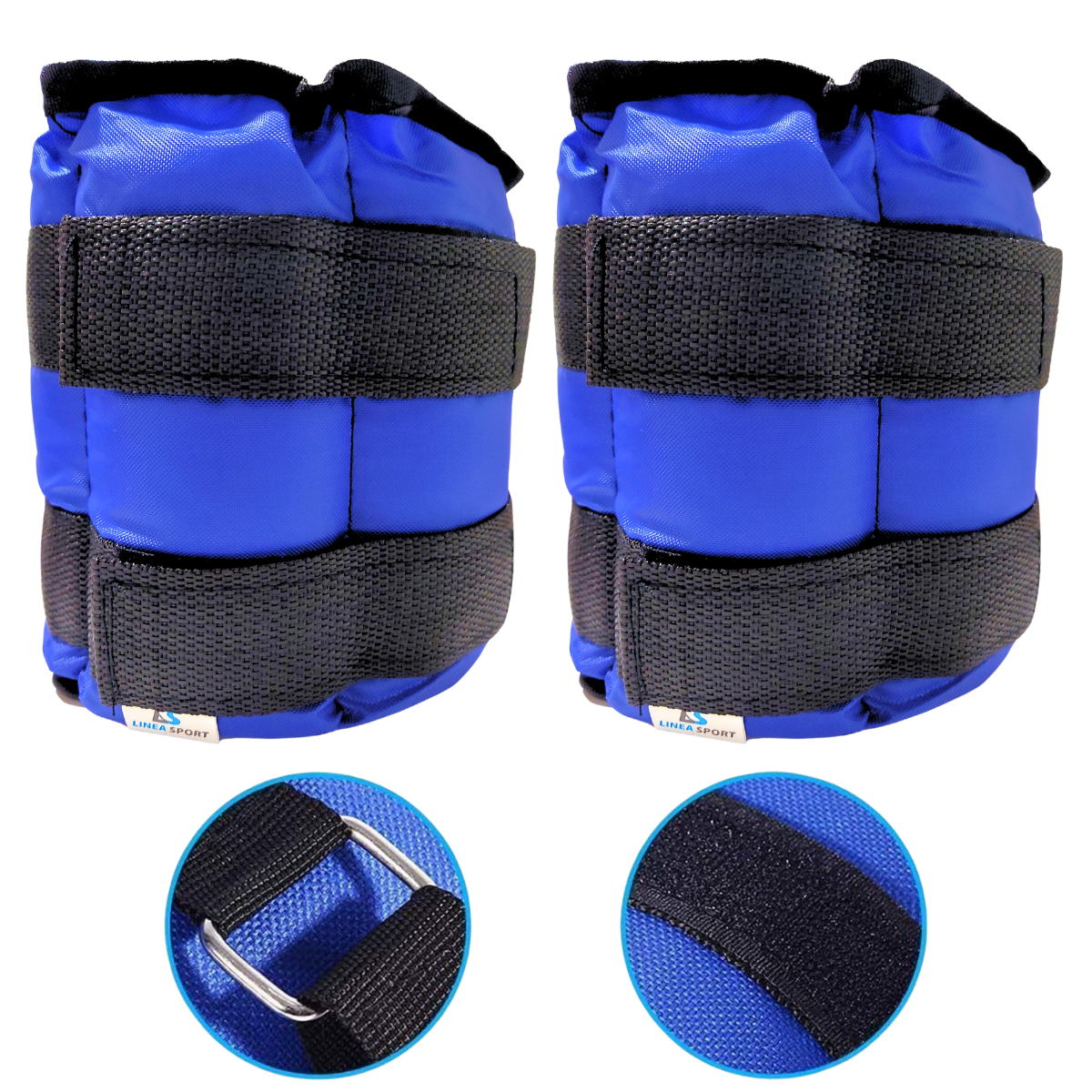 Par De Pesas Tobillera Y Muñeca 2,5kg C/u (total 5kg El Par)-0