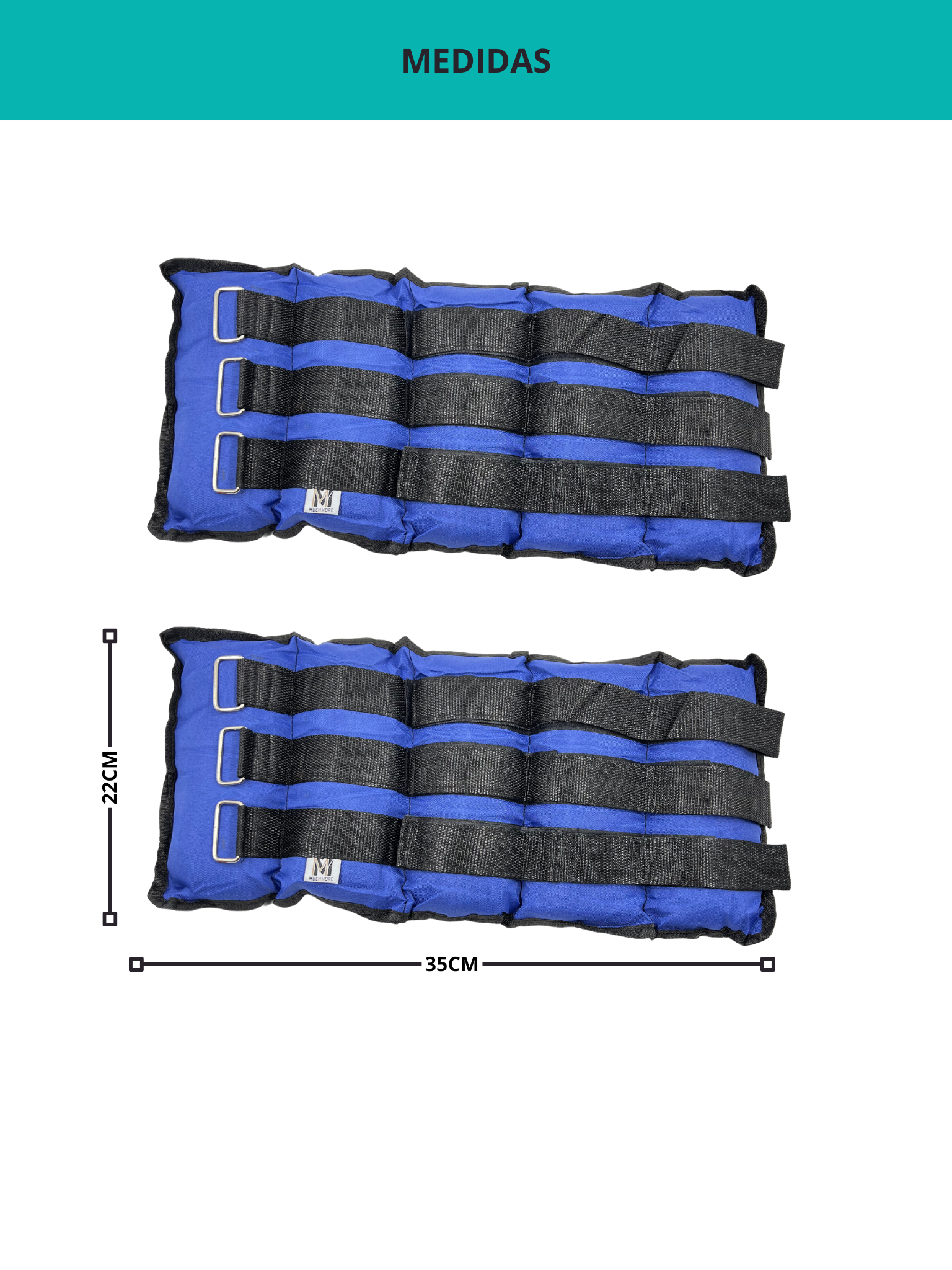 Par De Pesas Tobillera Y Muñeca 4 Kg C/u (total 8kg El Par)-1