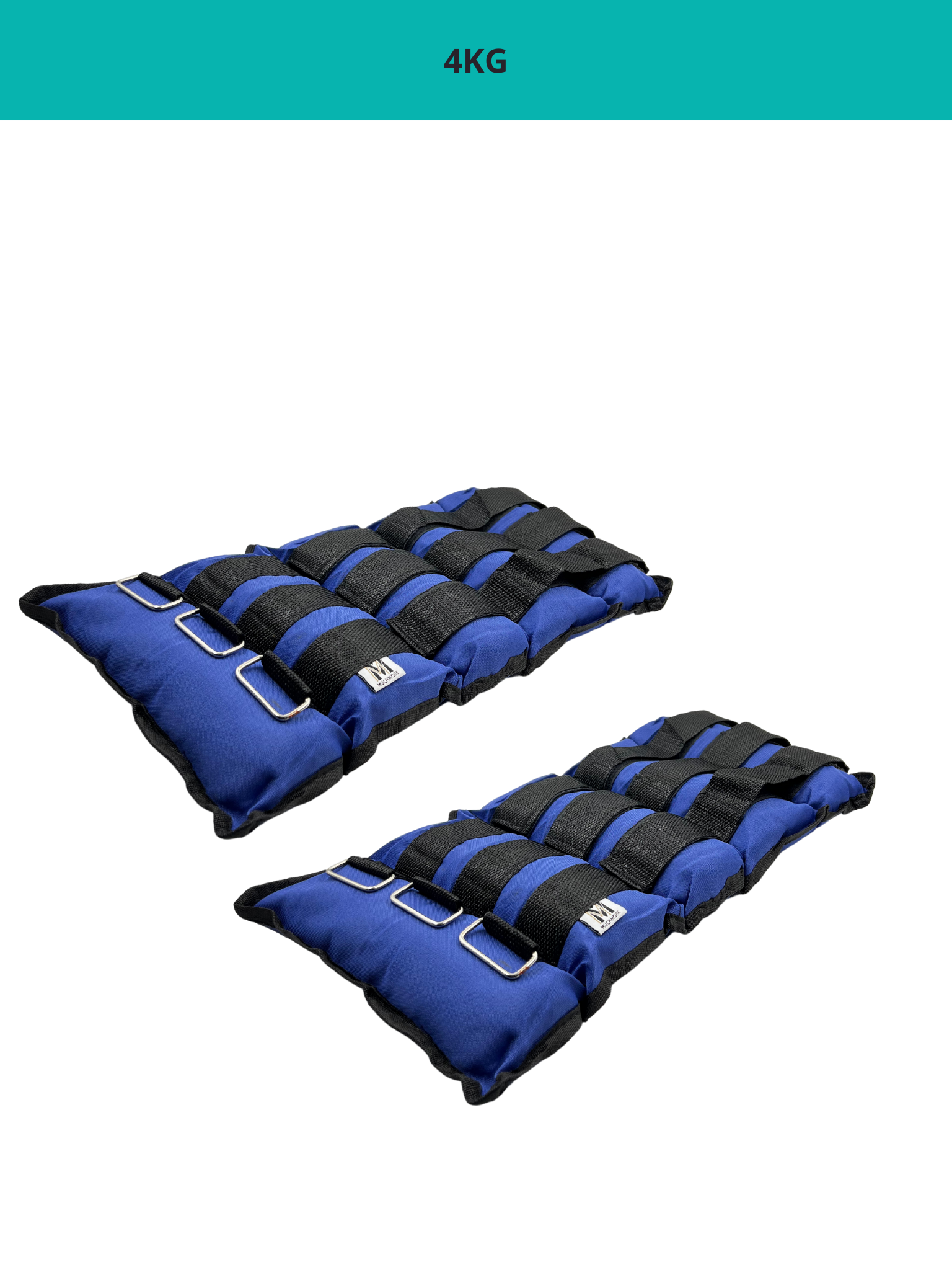 Par De Pesas Tobillera Y Muñeca 4 Kg C/u (total 8kg El Par)-2