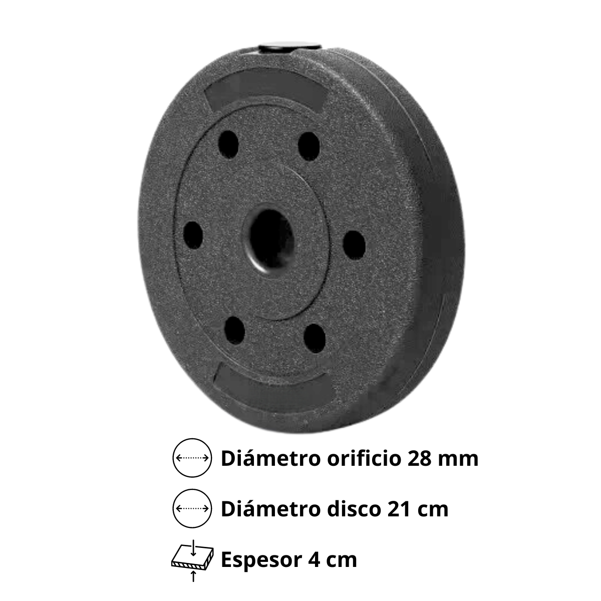 Barra Preolímpica 120cm Cromada +25 Kg En Discos-1