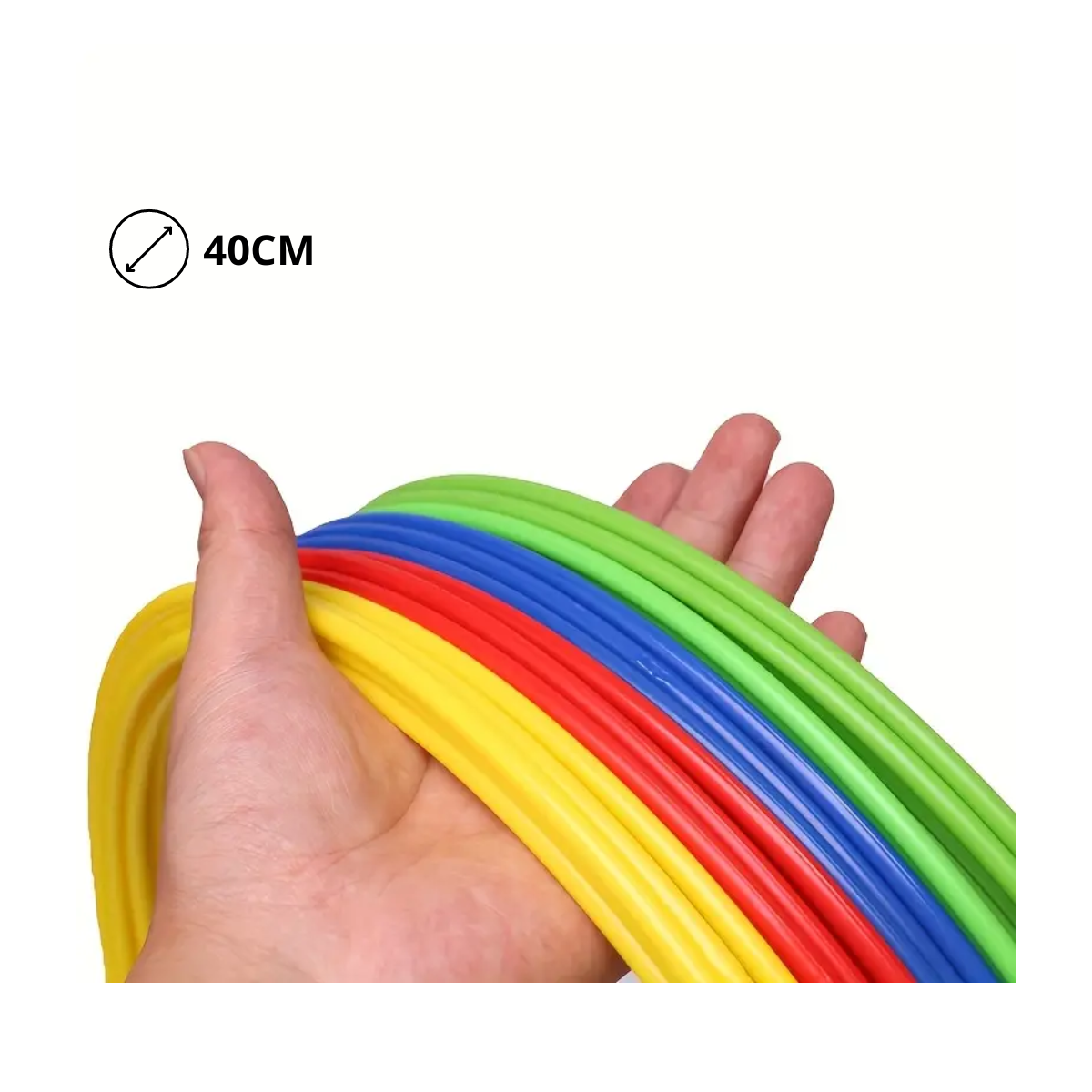 Set X12 Aros De Agilidad 40cm Entrenamiento Deporte Futbol-1