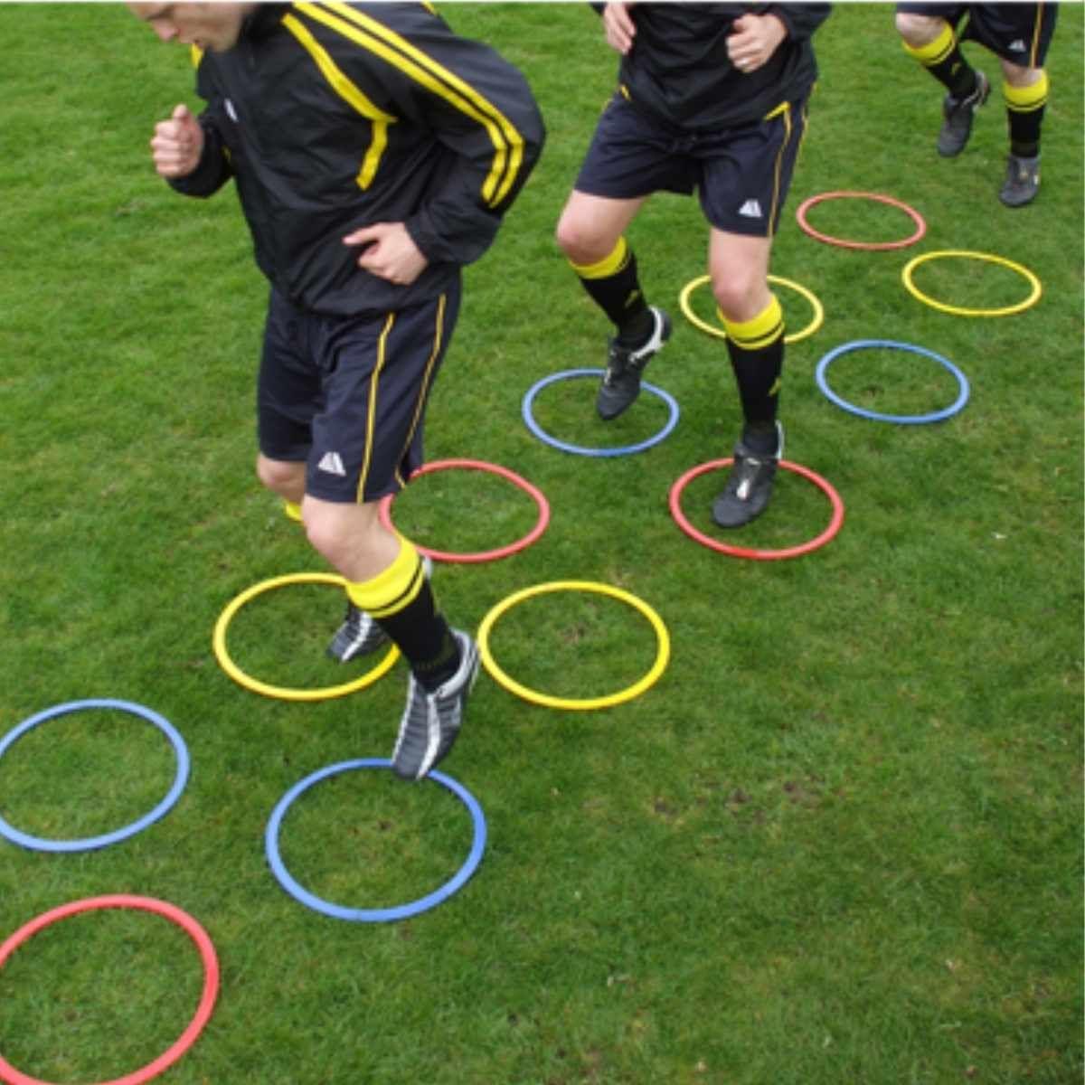 Set X12 Aros De Agilidad 40cm Entrenamiento Deporte Futbol-3