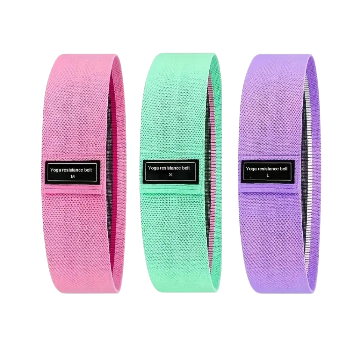 Set De 3 Bandas Elásticas De Tela Resistentes-2