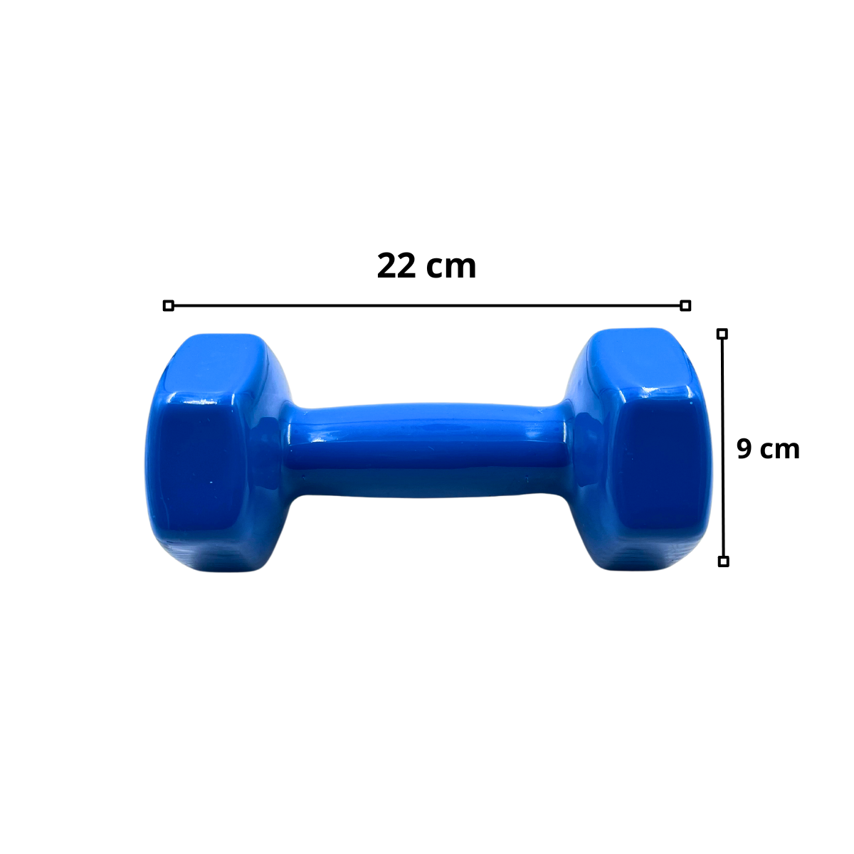 Par De Mancuernas Hexagonales De Vinilo 5kg C/u (total 10kg)-1
