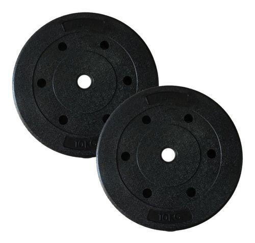 Set De 2 Disco Pvc 10kg C/u Preolímpico-0