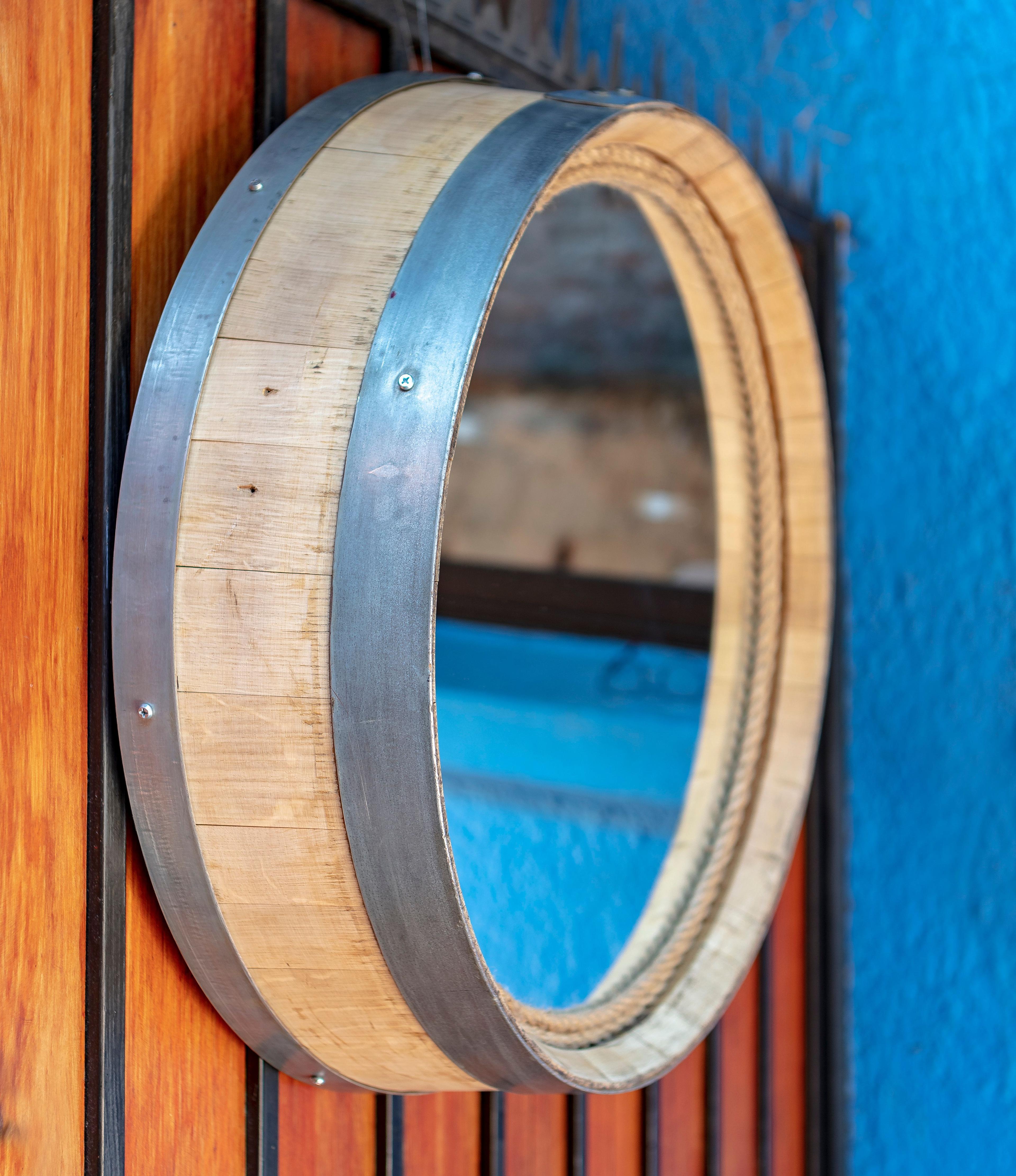 Espejo Barrica Roble -3