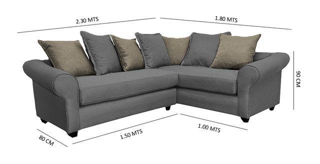 SECCIONAL PRAT DERECHO CHENILLE GRIS -3