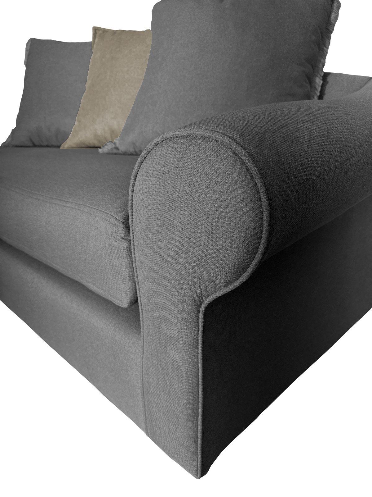 SECCIONAL PRAT DERECHO CHENILLE GRIS -5