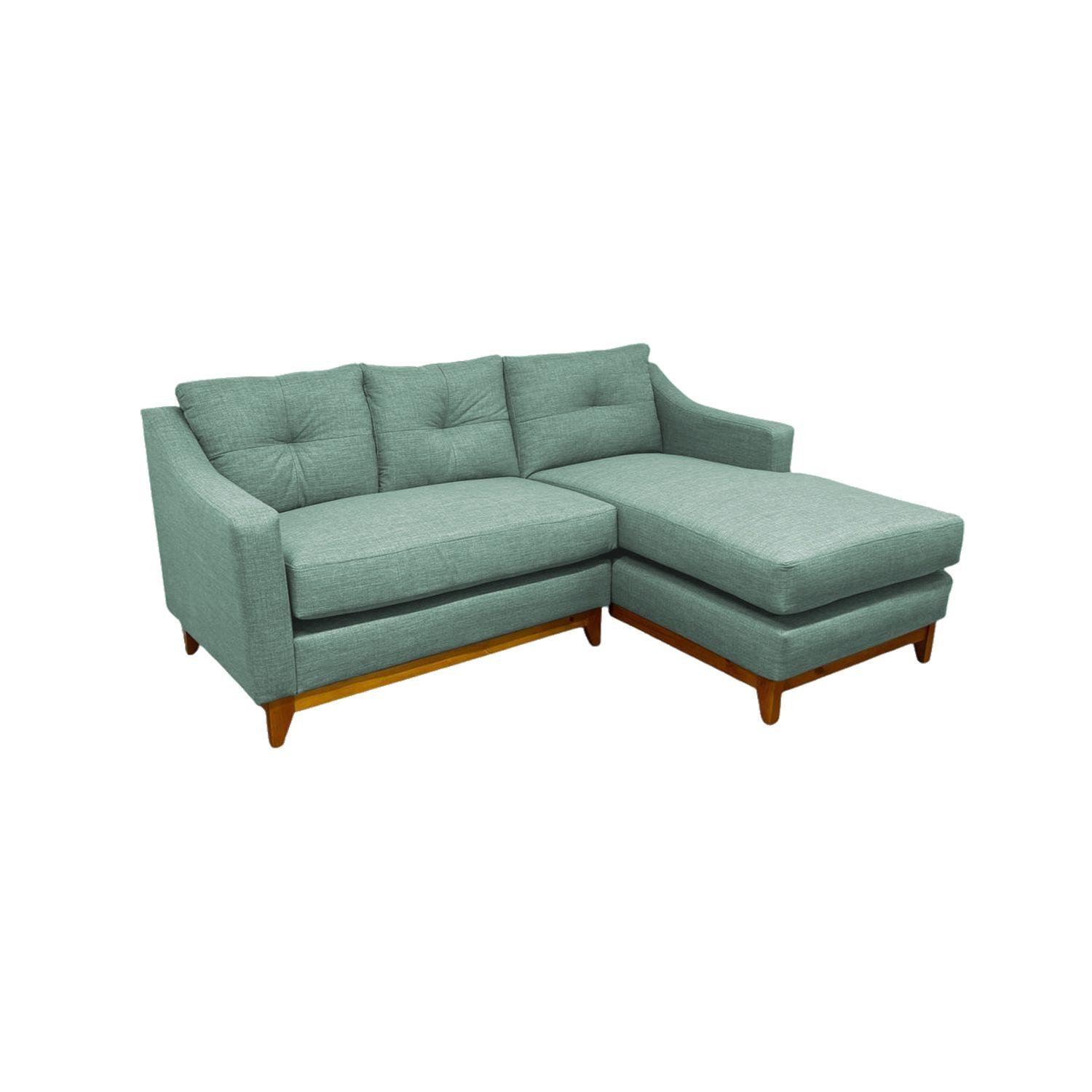 SECCIONAL CARRERA DERECHO CHENILLE VERDE MENTA -4
