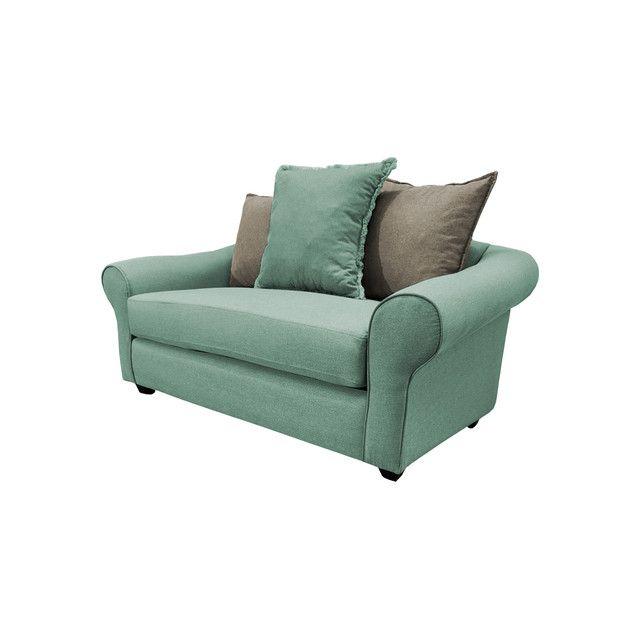 SOFÁ PRAT CHENILLE VERDE MENTA 2 CUERPOS -4