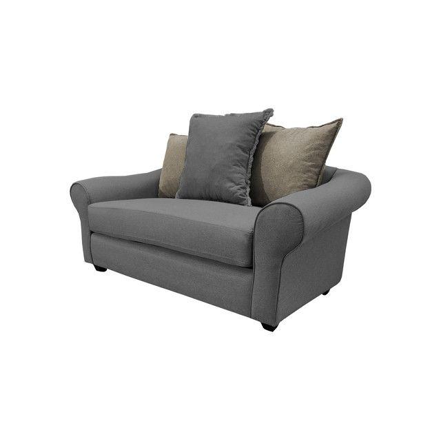 SOFÁ PRAT CHENILLE GRIS 2 CUERPOS -4