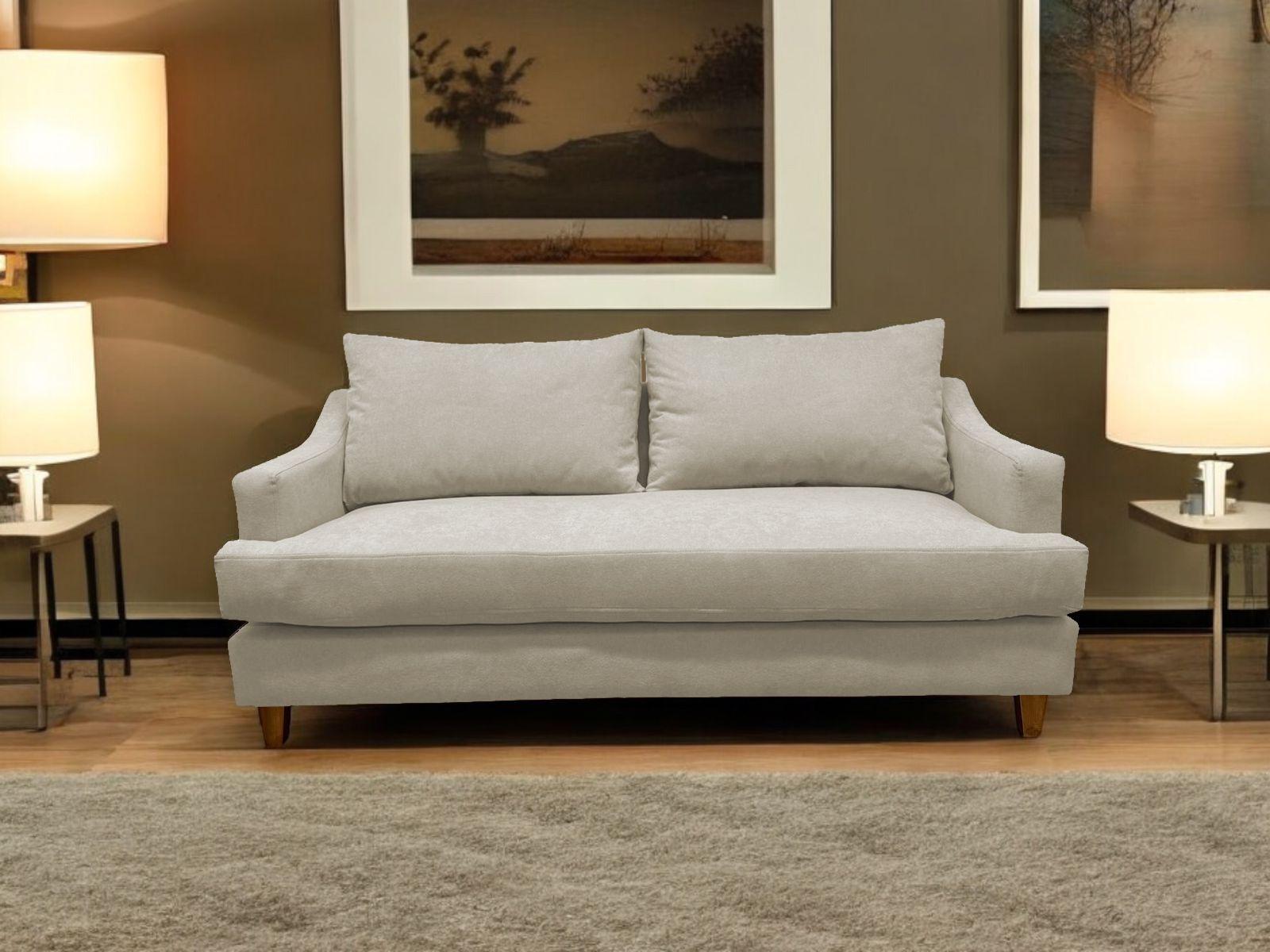 SOFÁ MISTRAL CHENILLE CRUDO 3 CUERPOS -2