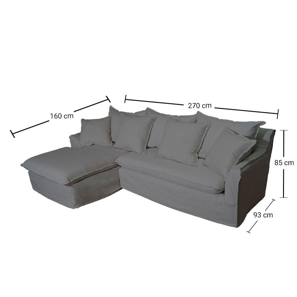Seccional Palena Chenille Gris Piedra 3C-2