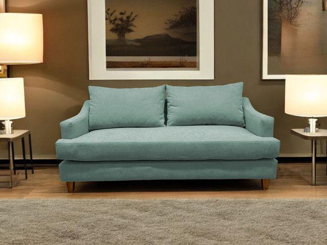 SOFÁ MISTRAL CHENILLE VERDE MENTA 3 CUERPOS -2