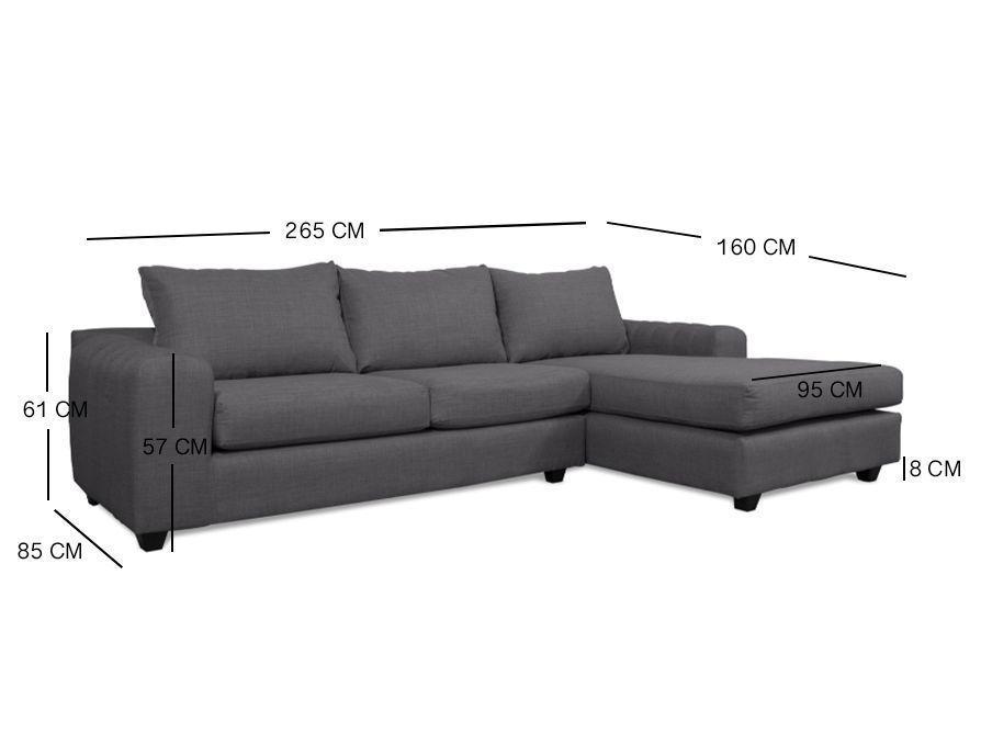 Seccional Kandra Felpa Beige-2