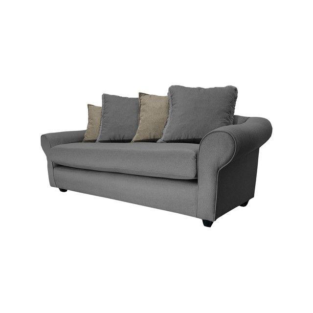 SOFÁ PRAT CHENILLE GRIS 3 CUERPOS -4