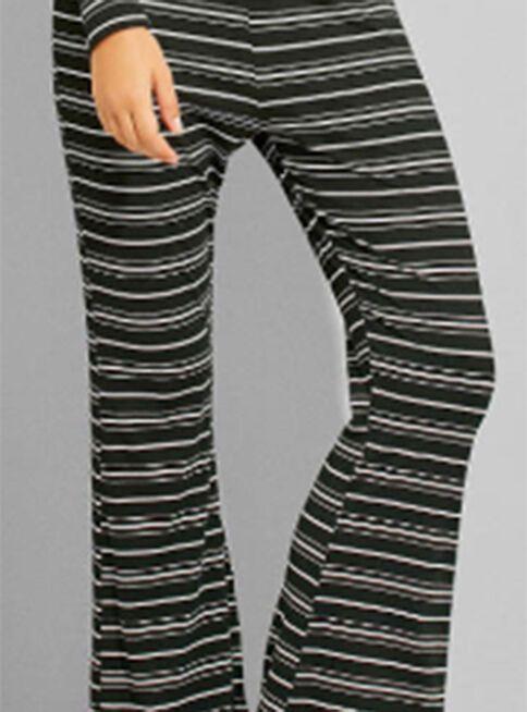 Pijama Hope Listado Negro Mujer-2