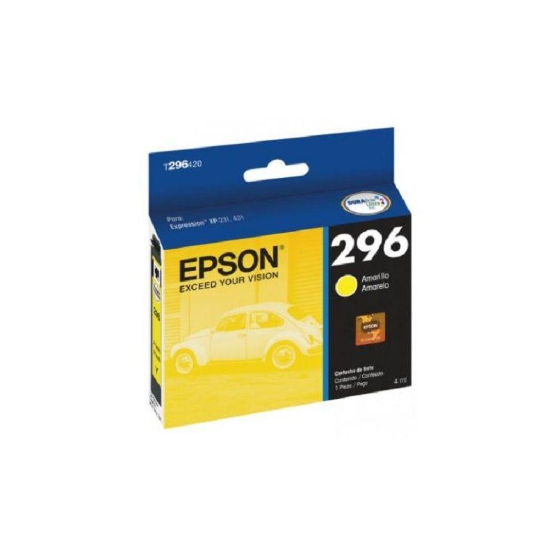 Cartucho de Tinta Epson T296 4ml pág. 250 C13T296420 Amarillo-1