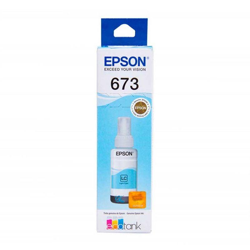 Botella de Tinta Epson T673 70ml Cyan C13T673220-0