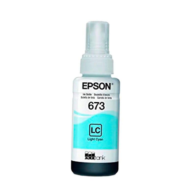 Botella de Tinta Epson T673 70ml Cyan C13T673220-1