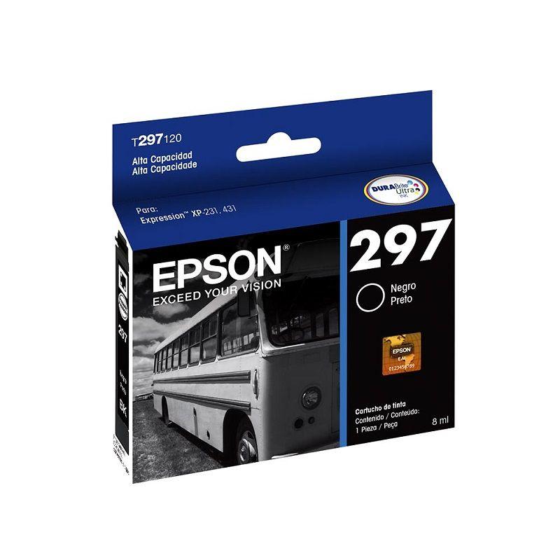 Cartucho de Tinta Epson T297 pág. 300 Negro T297120-AL-0