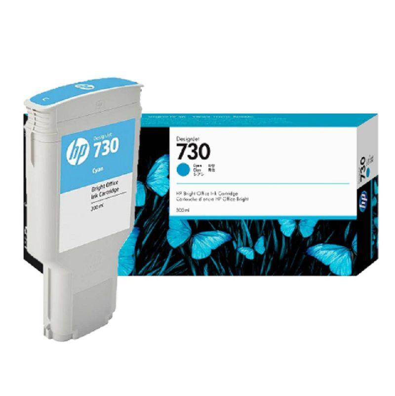 Cartucho de Tinta HP 730 300ml Cyan P2V62A-1