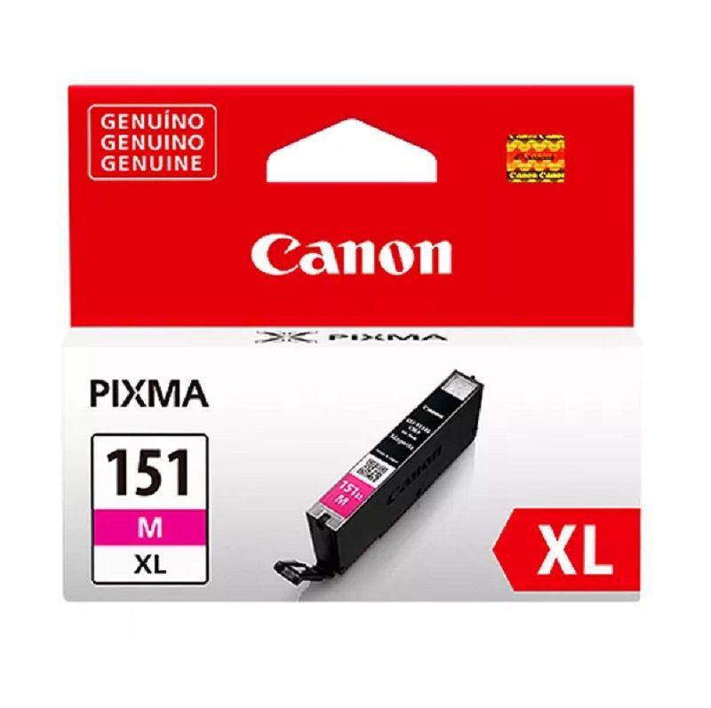 Cartucho de Tinta Canon CLI-151 XL 11ml pág. 332 Magenta 6479B001-0
