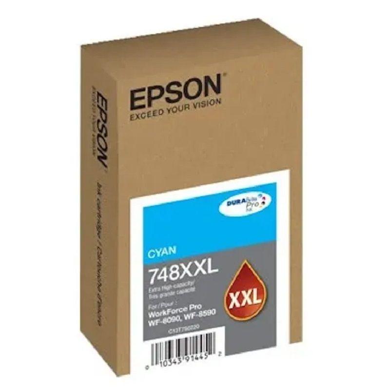 Cartucho de Tinta Epson T748XXL pág. 10.000 Cyan C13T748XXL220-0