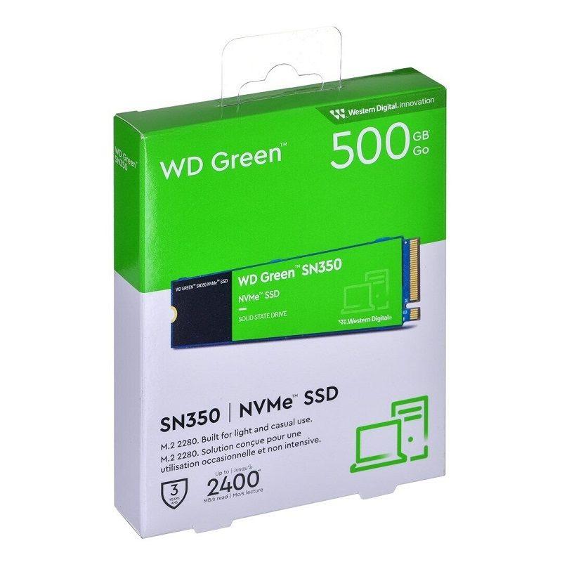 Unidad SSD Western Digital Green SN350 500GB M.2 Le2400MBs E1500MB-1