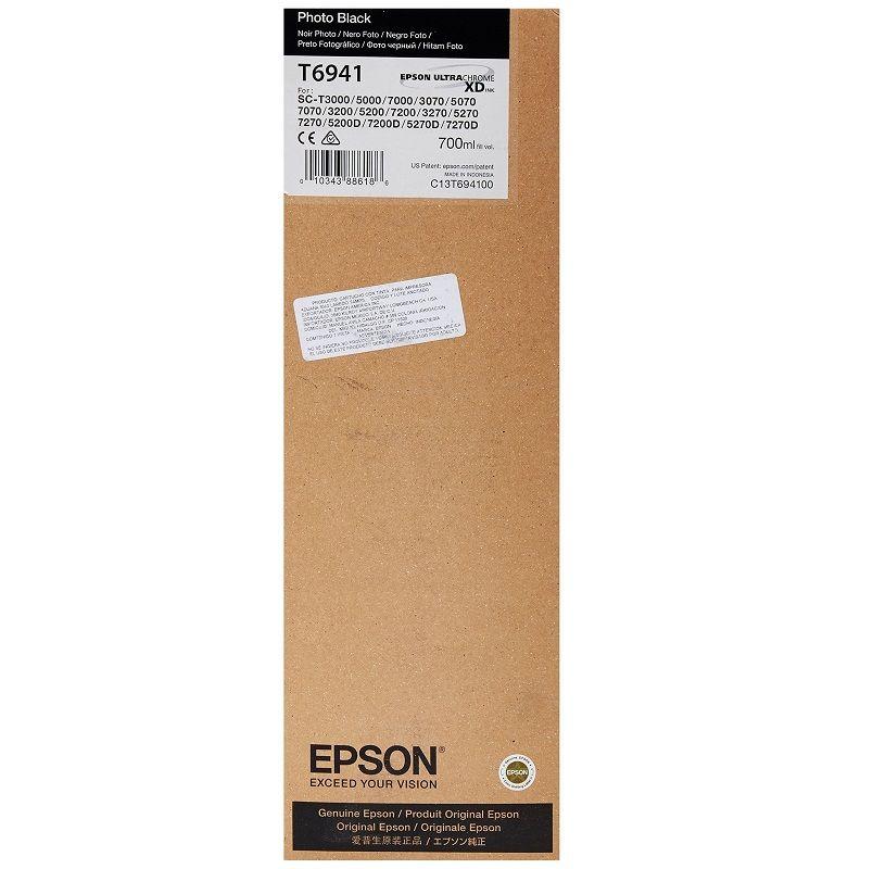 Cartucho de Tinta Epson T694 700ml pág. 16.000 Negro T694100-1