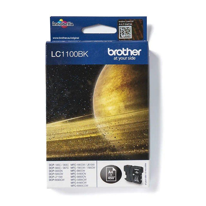 Cartucho de Tinta Brother LC-1100BK 450 pág. Negro-0