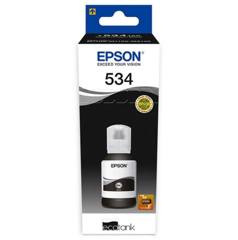 Botella de Tinta Epson T534 pág. 600 Negro C13T534120-AL-0