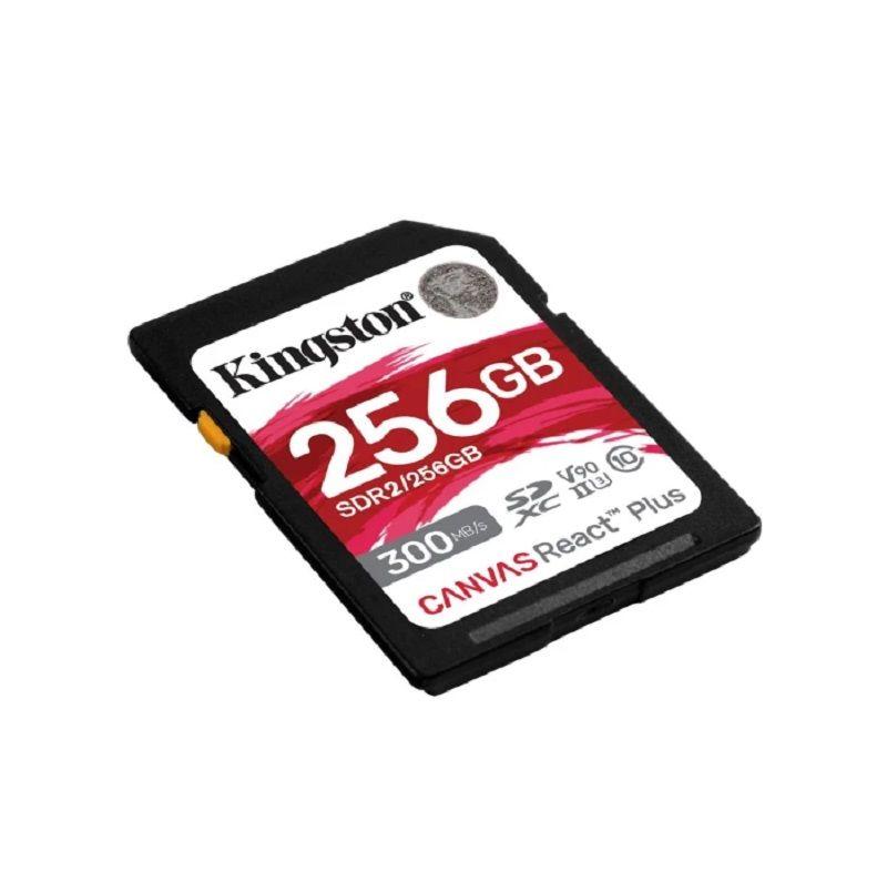 Memoria SD Kingston Canvas React Plus 256Gb V90 UHS-II-0