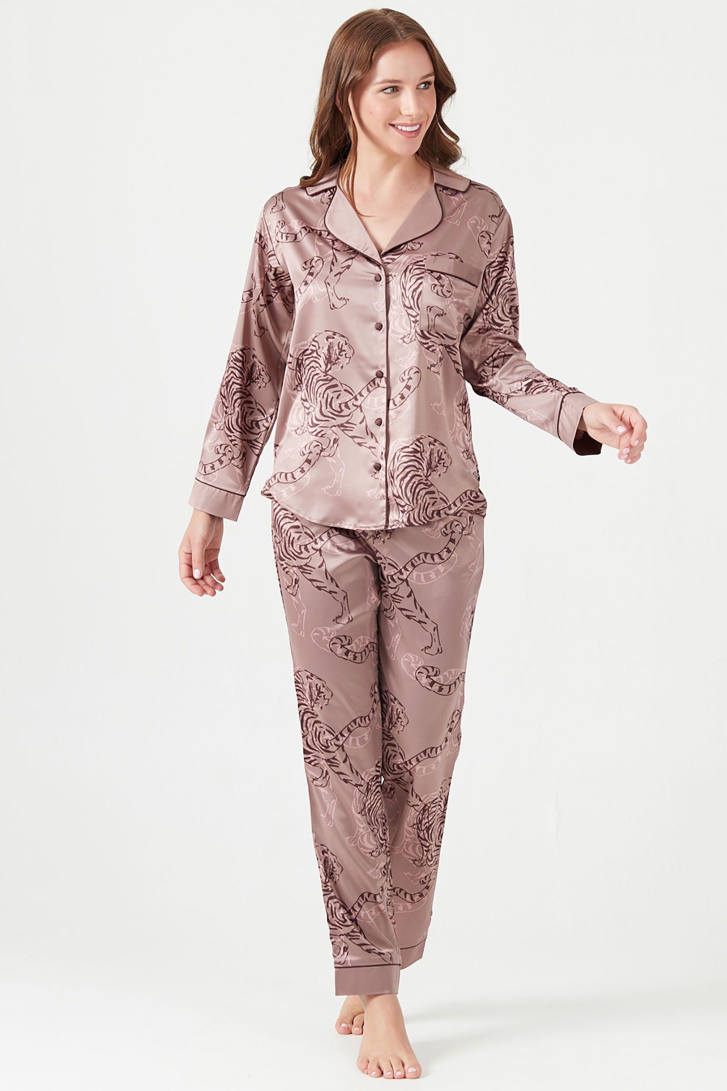 Pijama de mujer Roma Ml Malva-0