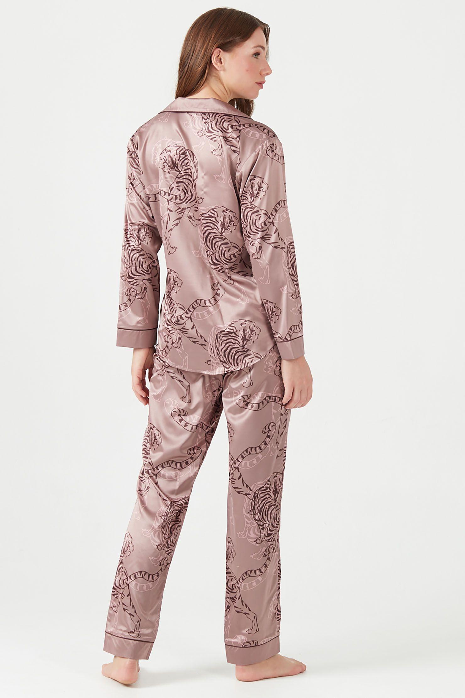 Pijama de mujer Roma Ml Malva-2