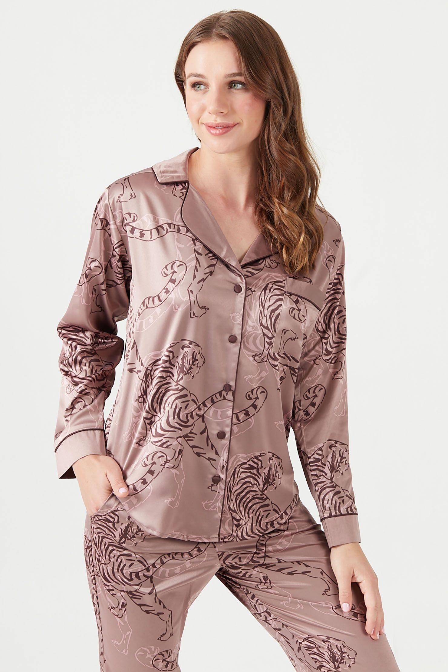 Pijama de mujer Roma Ml Malva-3