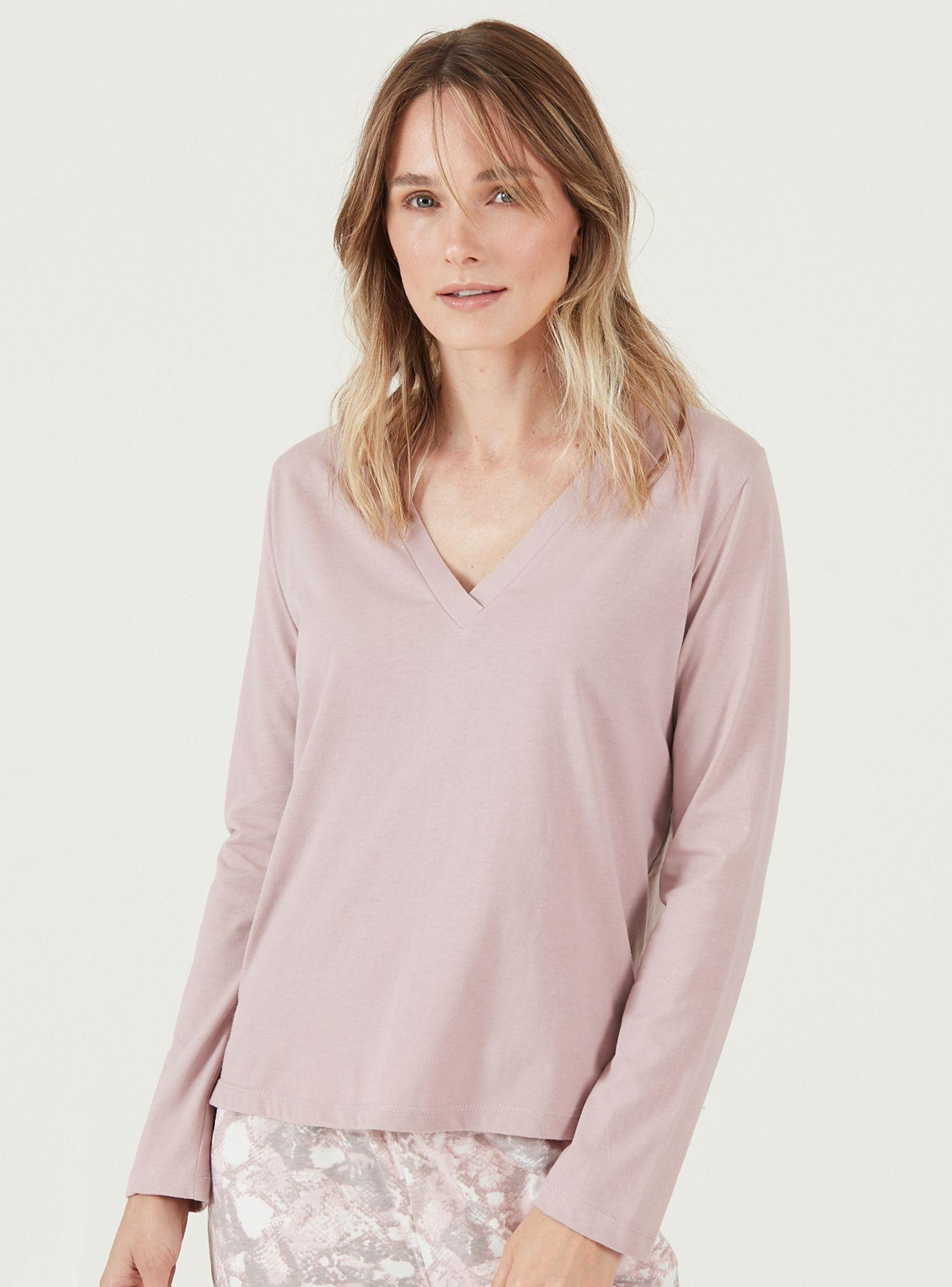 Pijama de mujer New Oli Malva-1