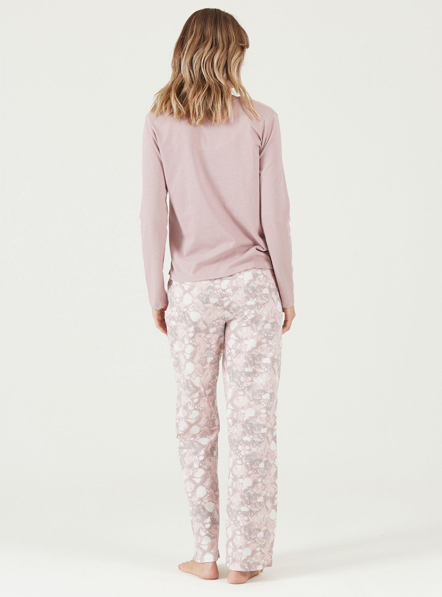 Pijama de mujer New Oli Malva-2