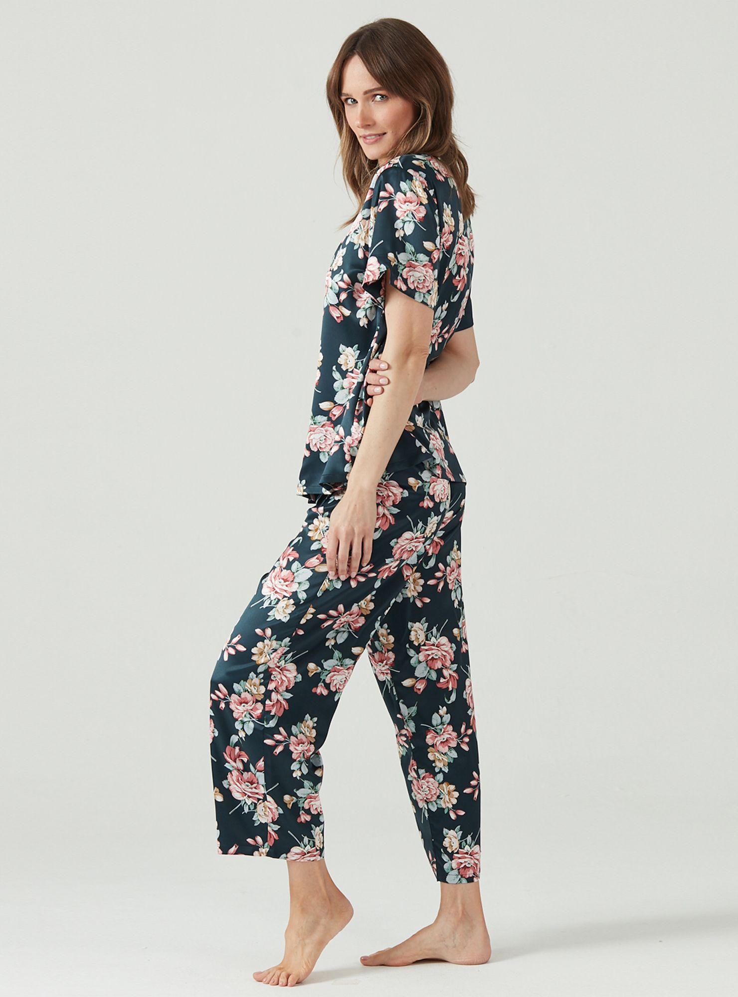Pijama de Mujer Mao Azul Estampado-1
