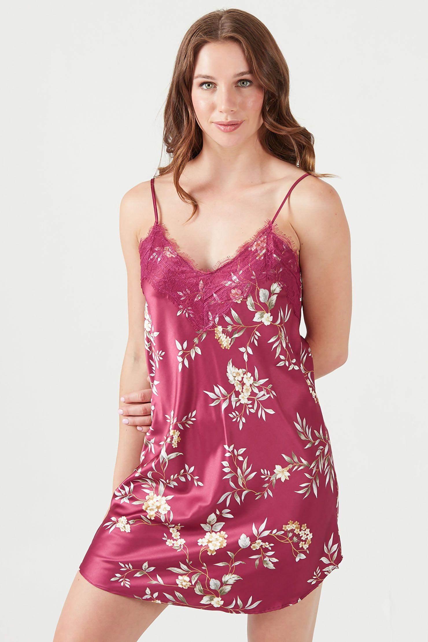 Camisa de dormir Mini Cande Burdeo-1