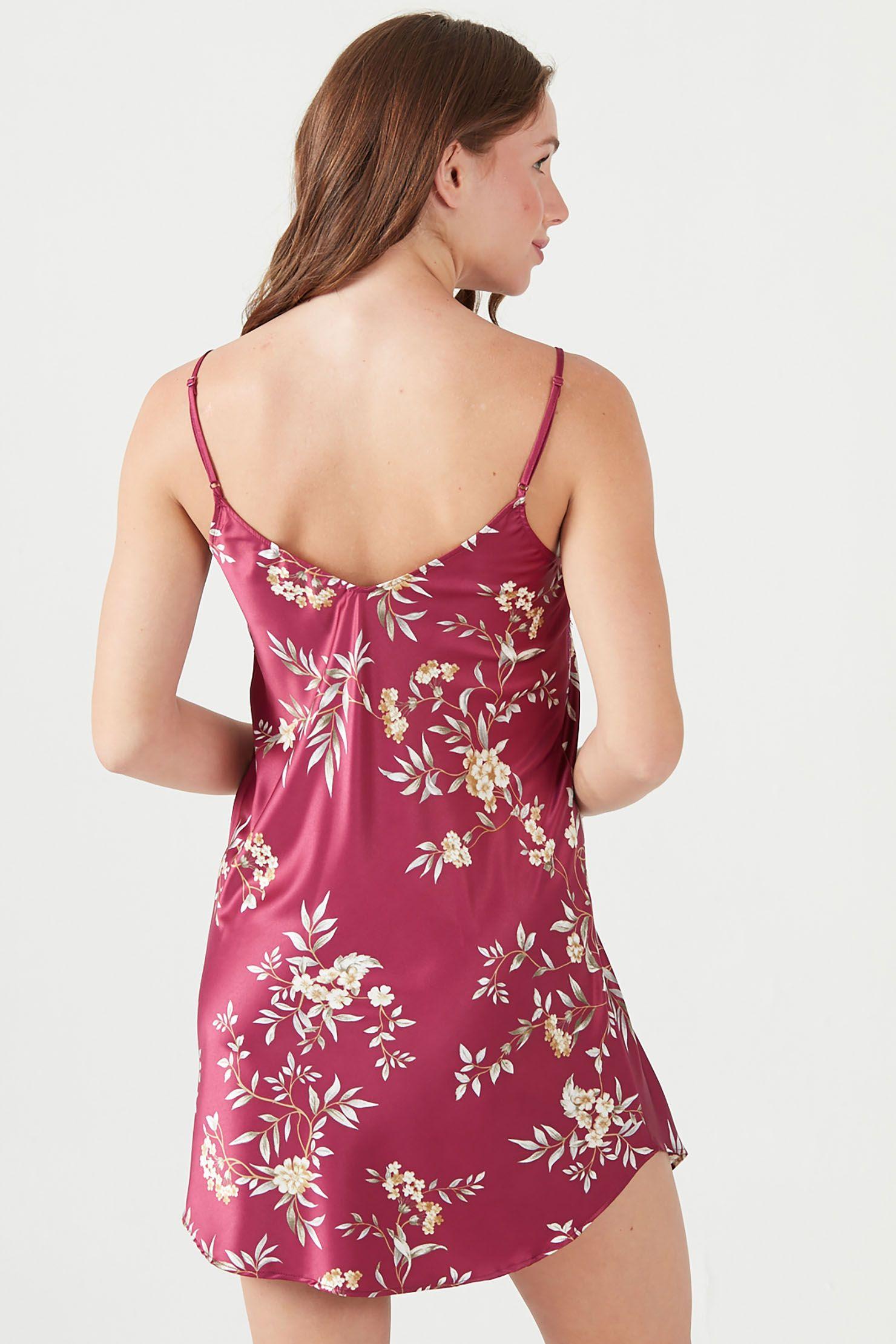 Camisa de dormir Mini Cande Burdeo-3