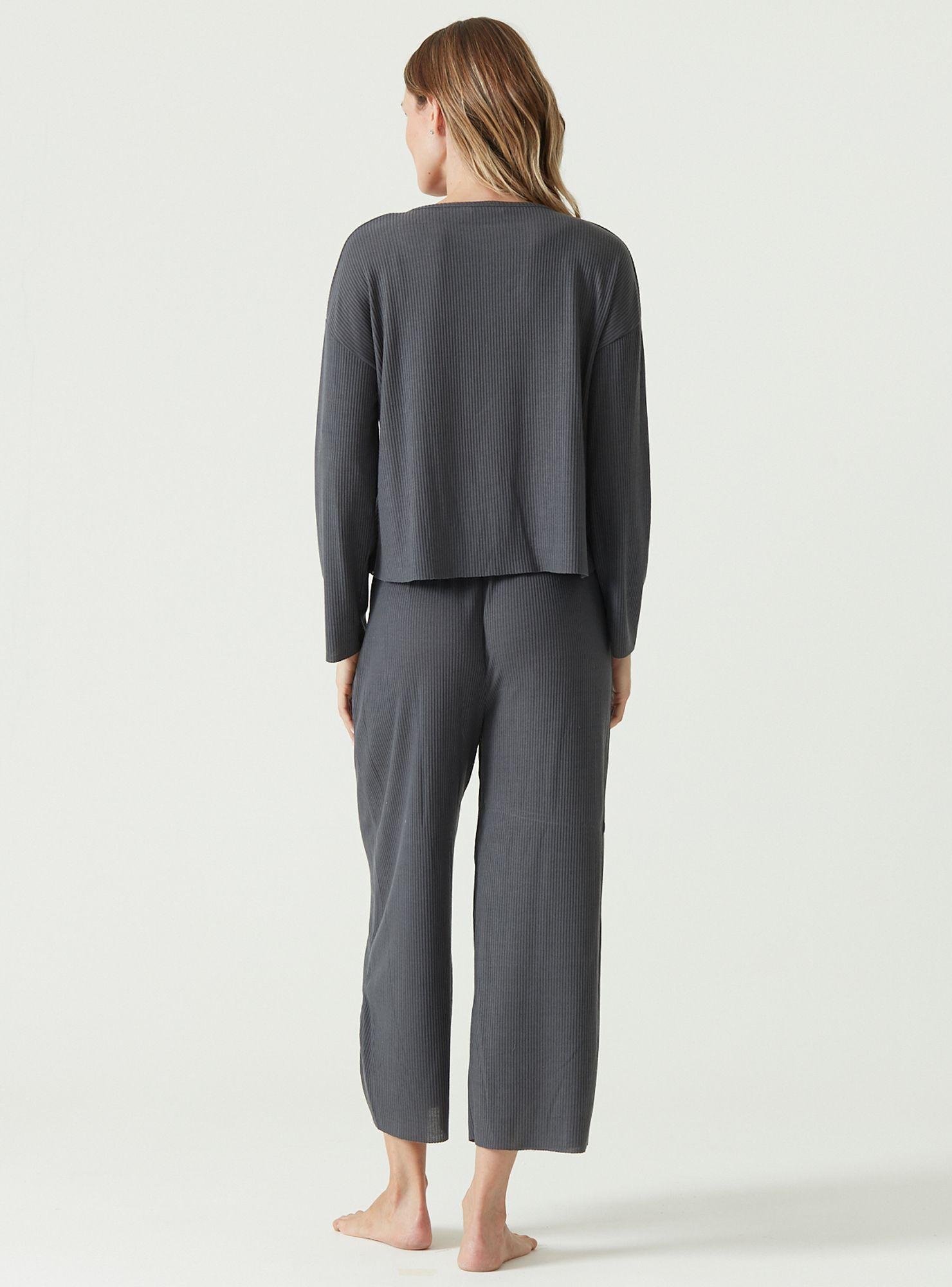 Pijama Rib Gris-2