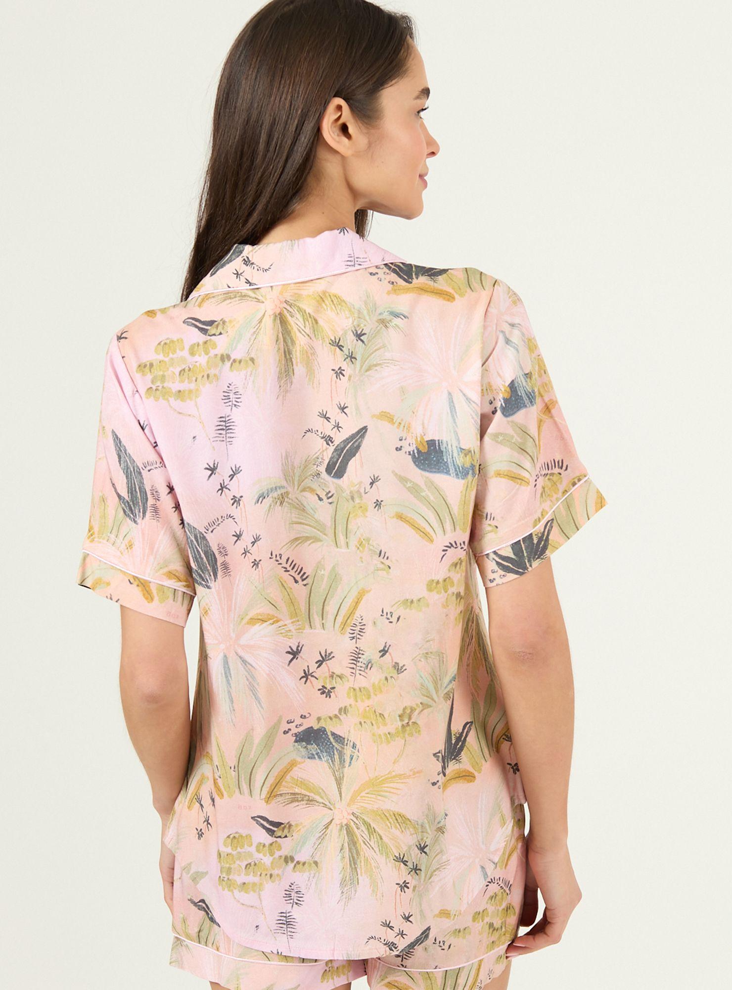 Pijama de Mujer Adela Sport Rosado Estampado-3