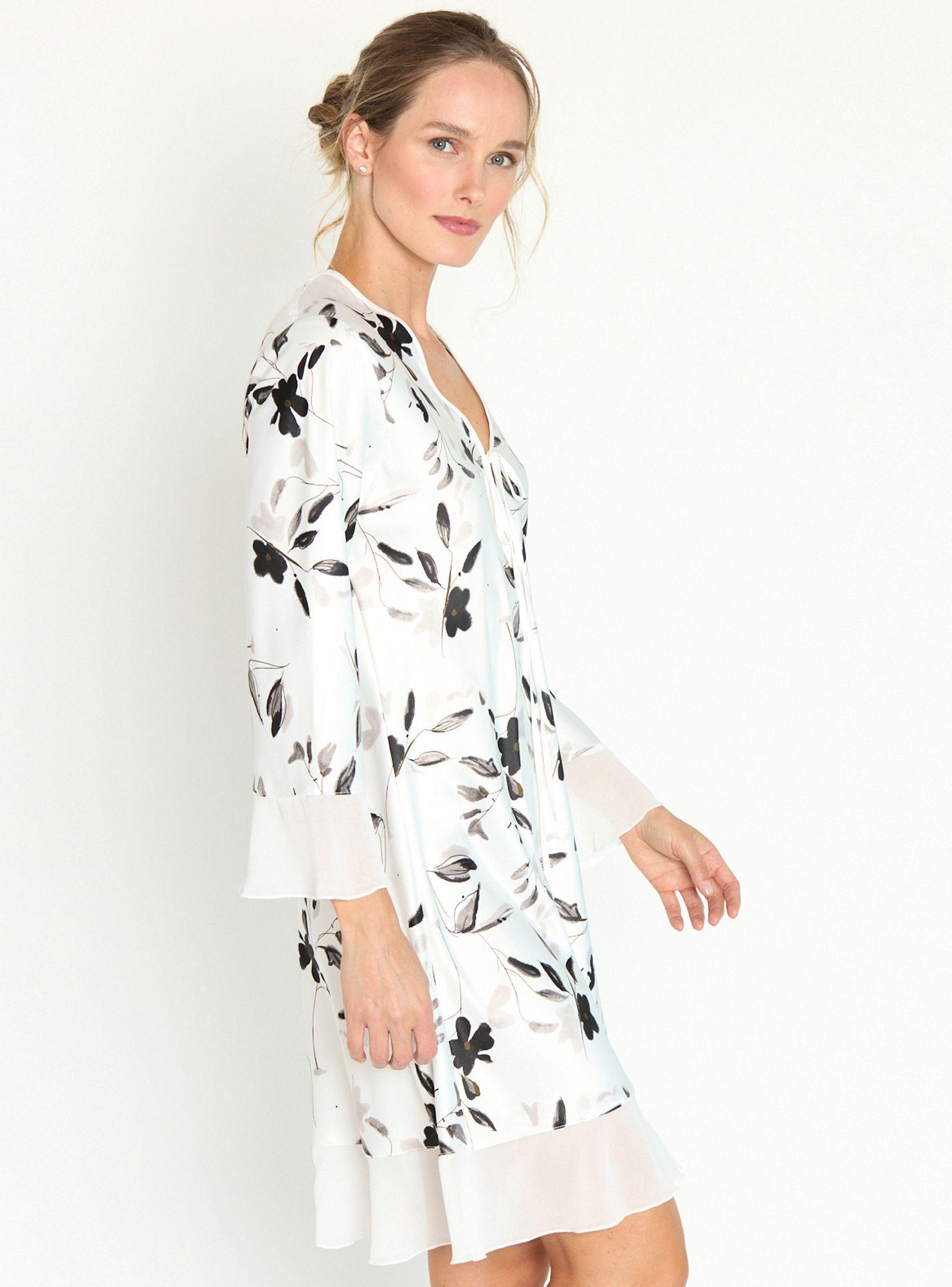 Camisa de Dormir Sesgo Ivory Estampado-2