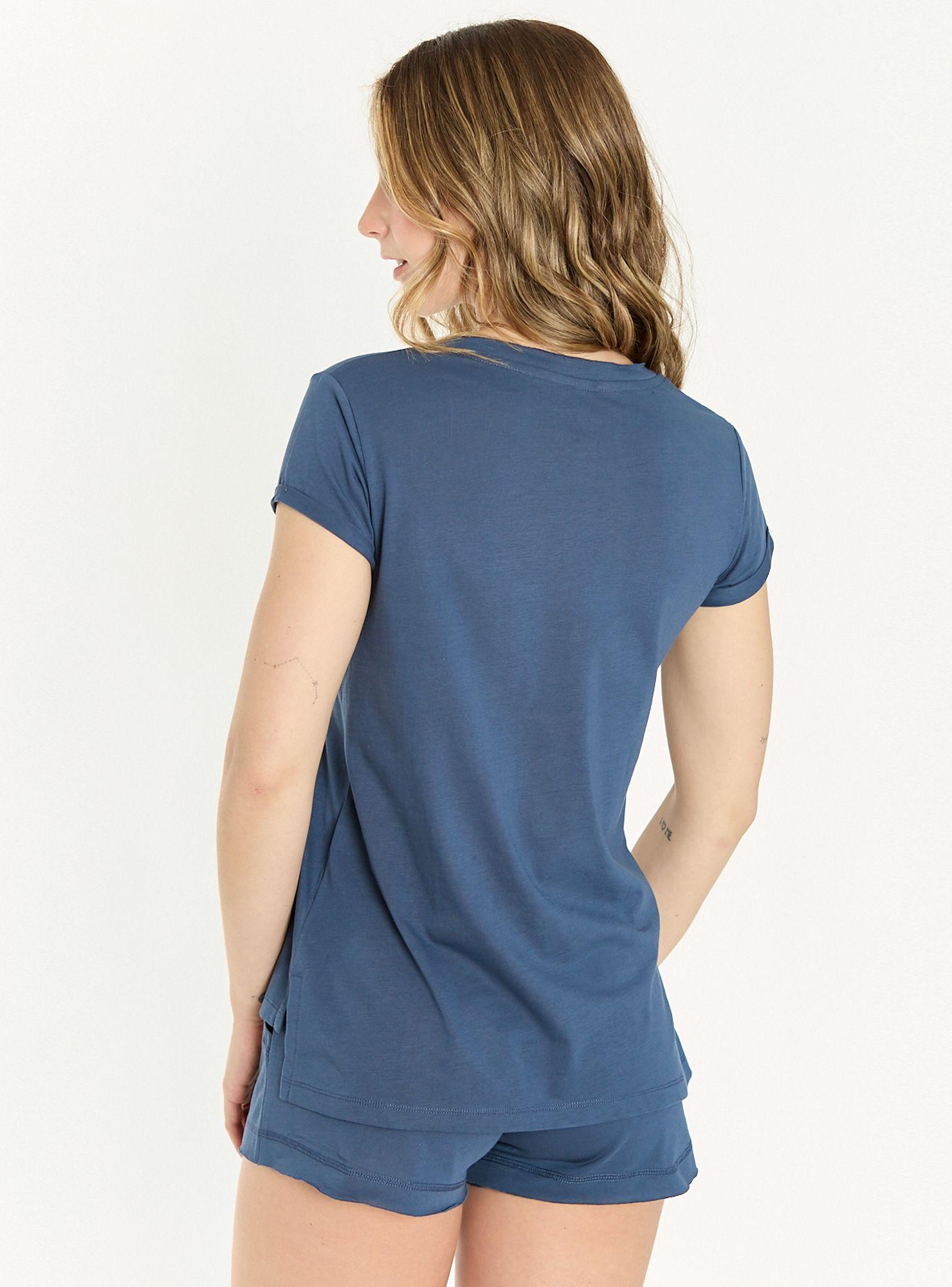 Pijama de Mujer Victoria Azul-3