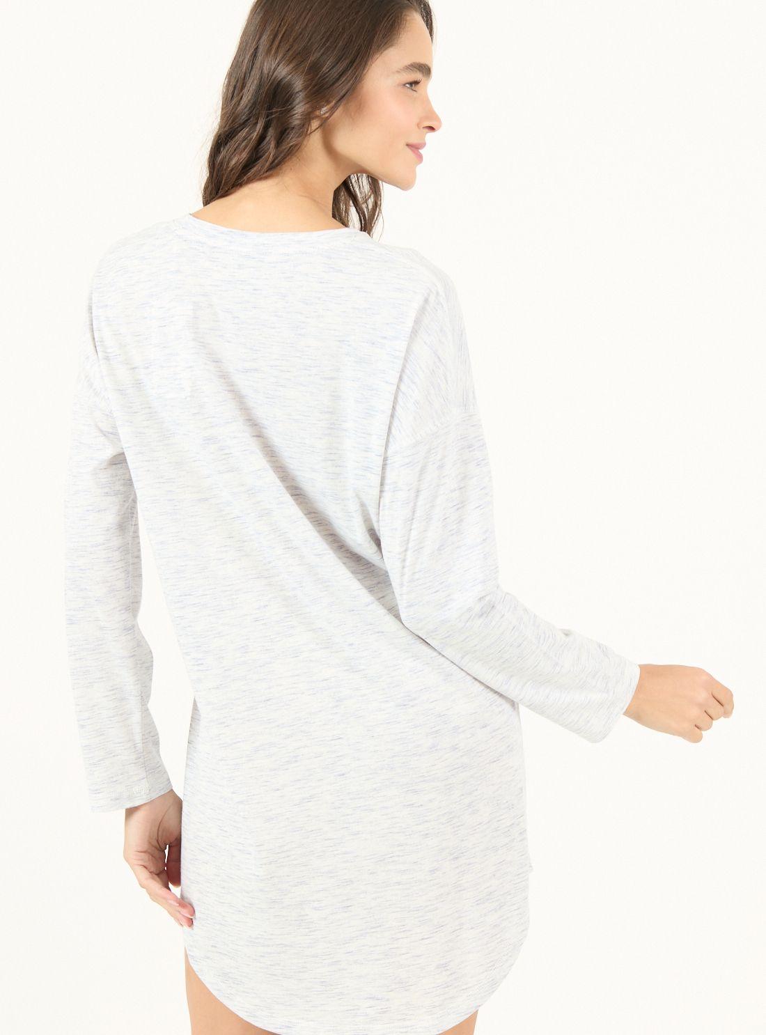 Camisa de Dormir Lupe Celeste-3