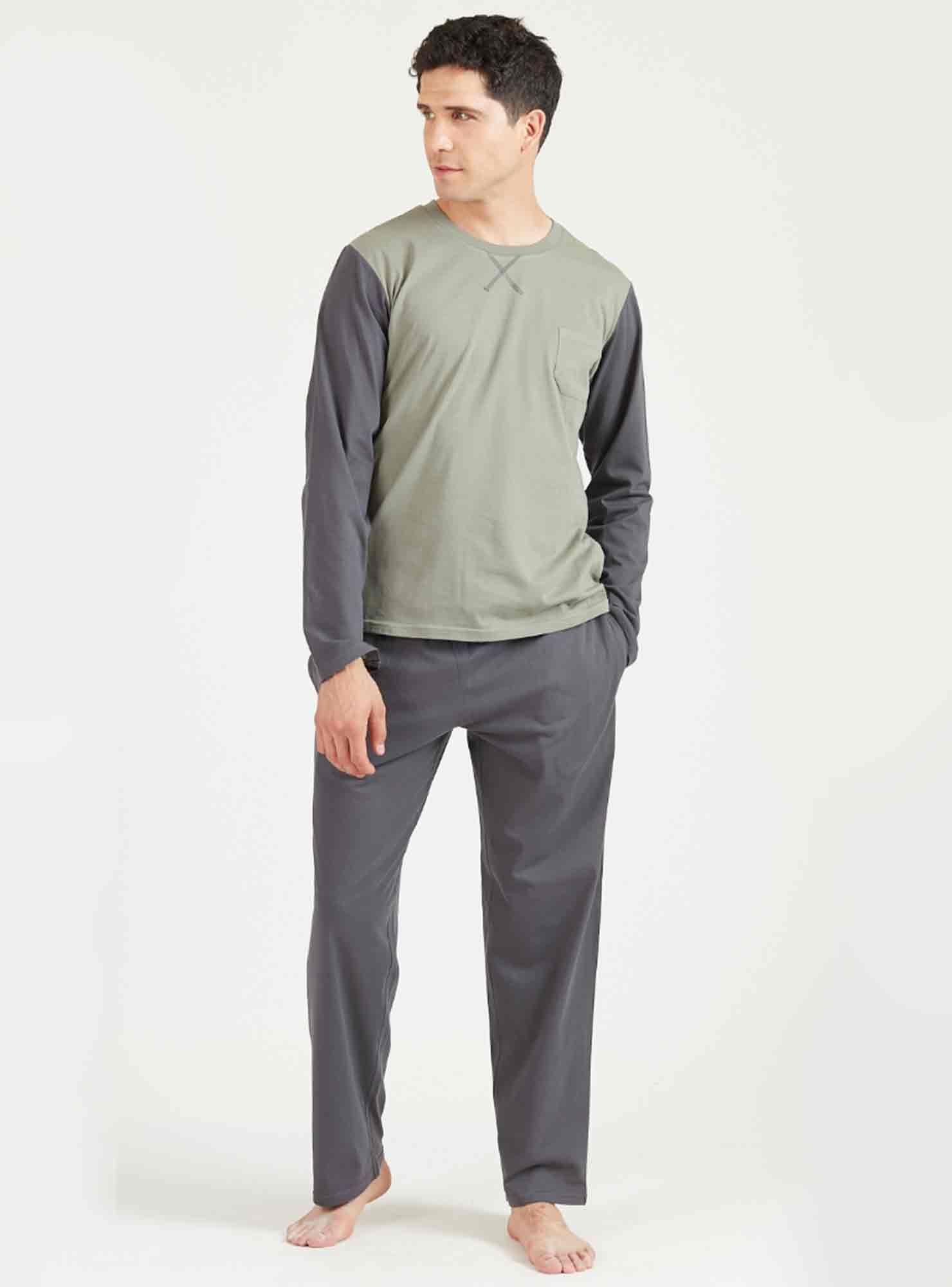 Pijama de hombre Tomas Verde-2