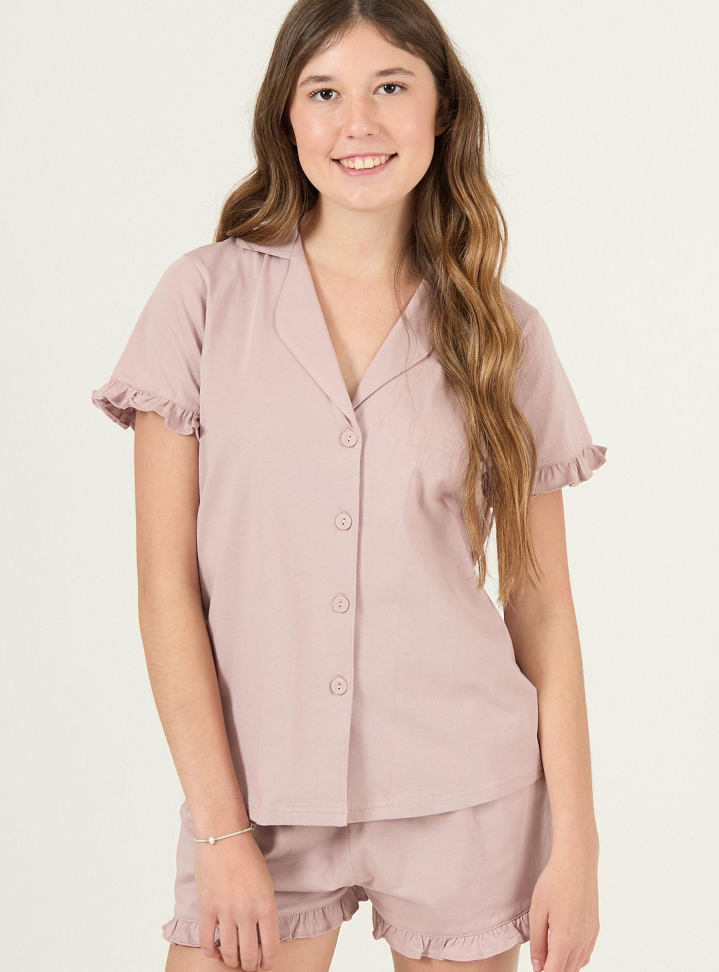 Pijama de Mujer Lua Malva-1