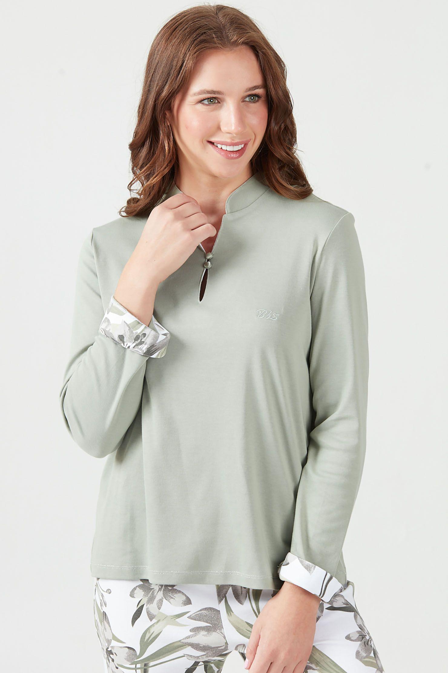 Pijama de mujer Sofia Verde-3