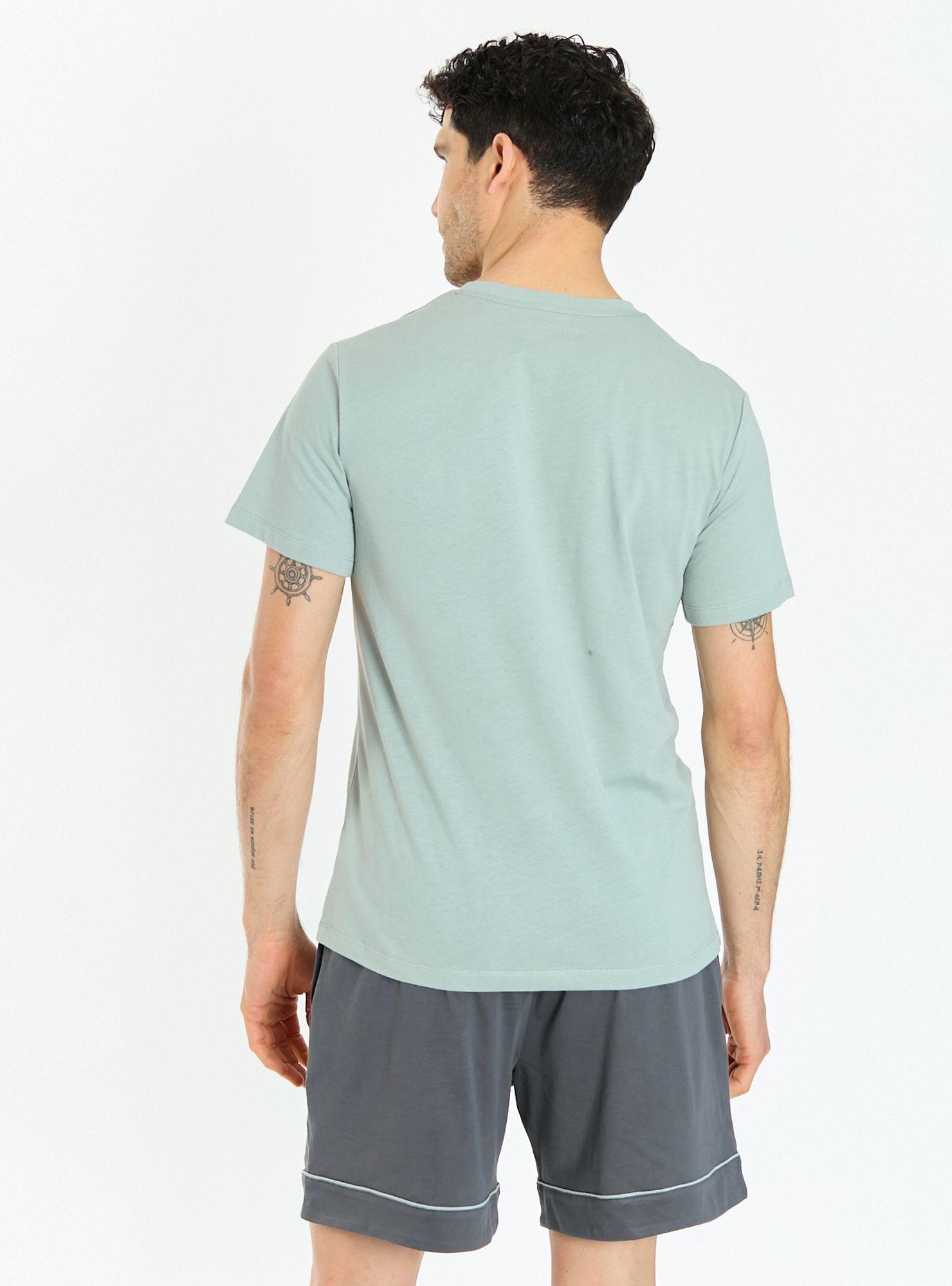 Pijama de Hombre Berlin Short Verde-3